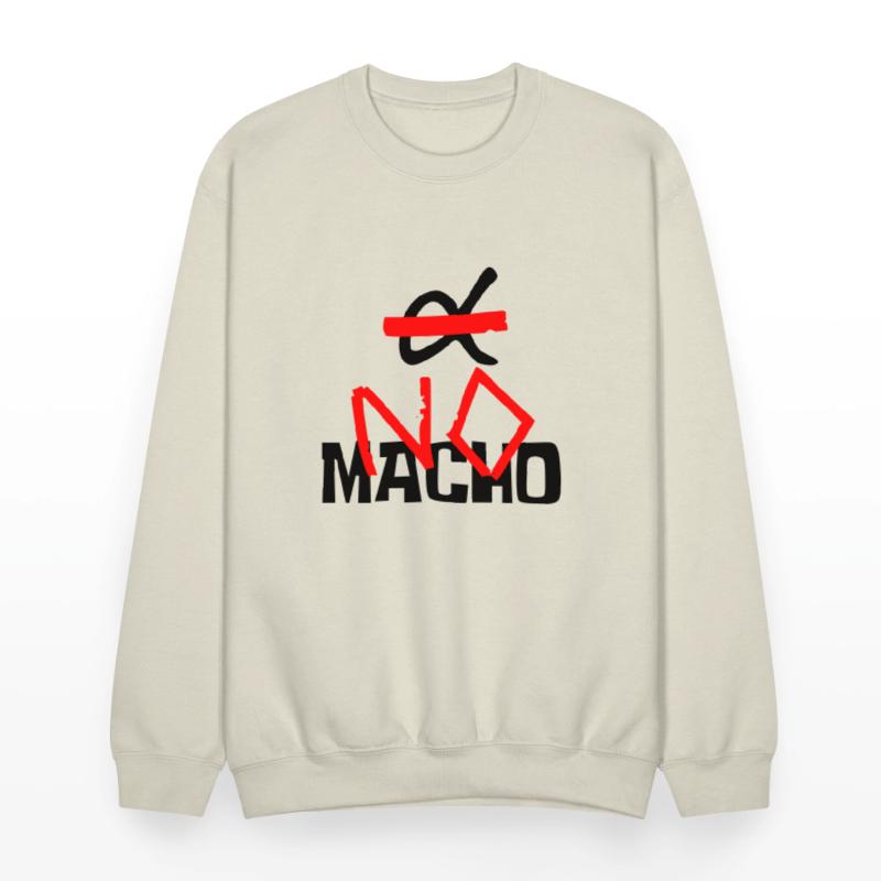 NO Macho (logo and text)