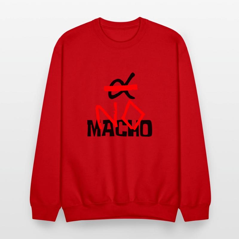 NO Macho (logo and text)