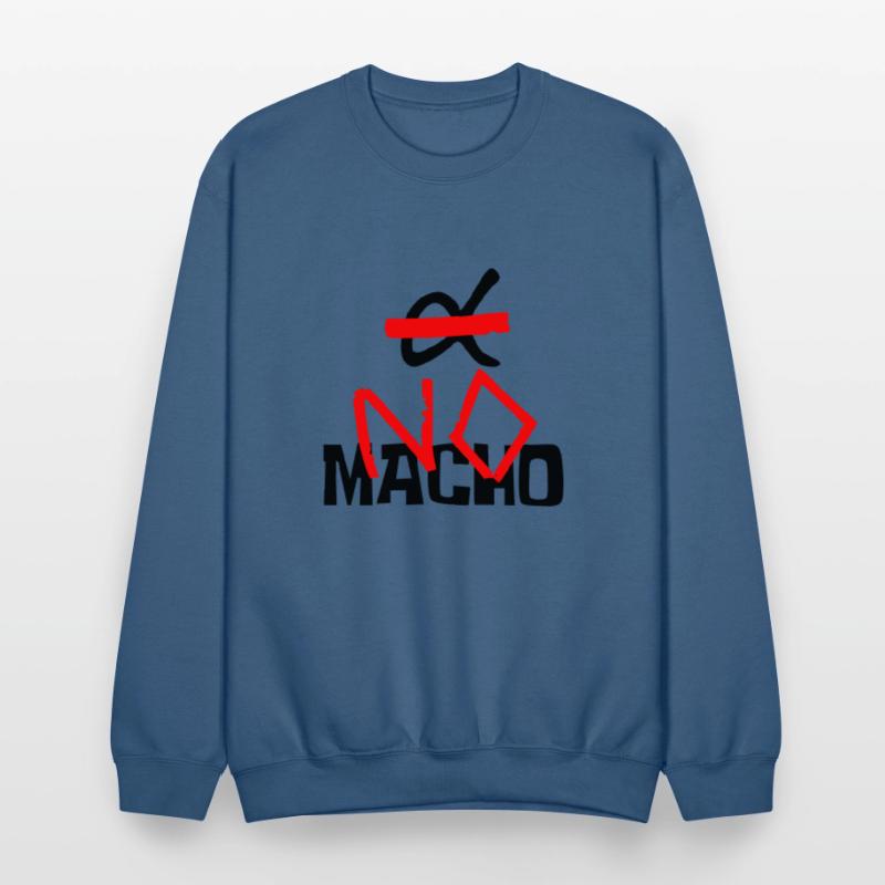NO Macho (logo and text)