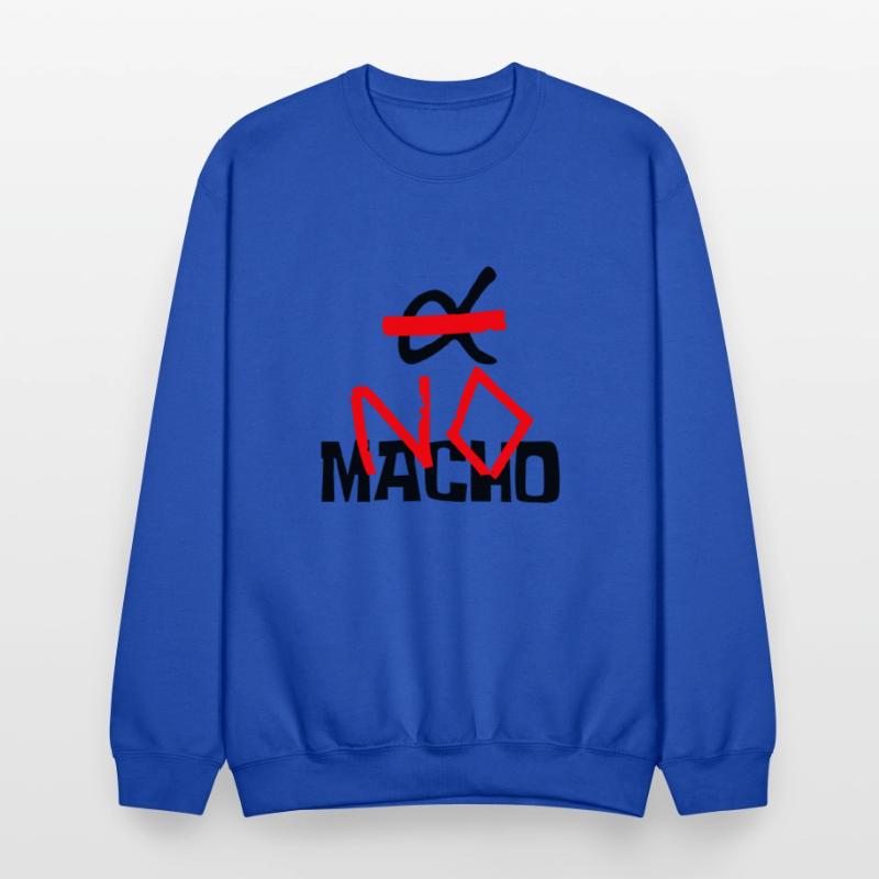 NO Macho (logo and text)