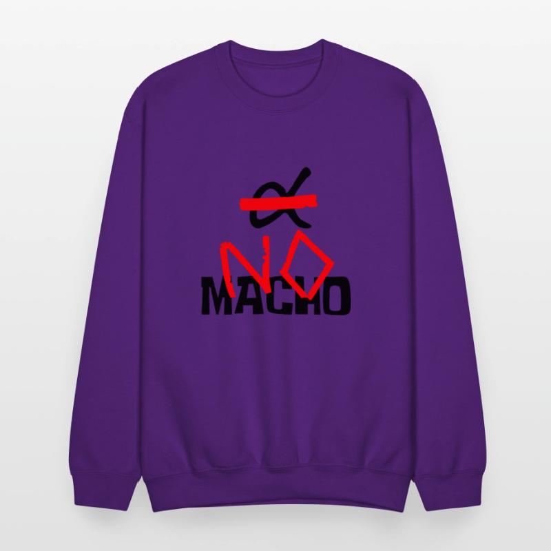 NO Macho (logo and text)