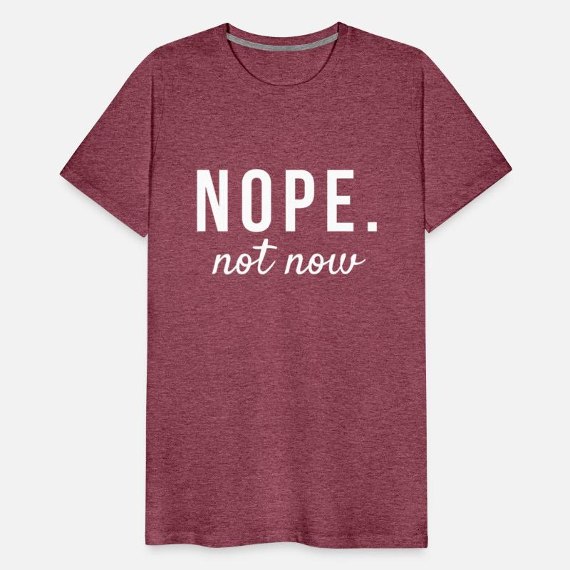 Nope Not Now Funny Quotes