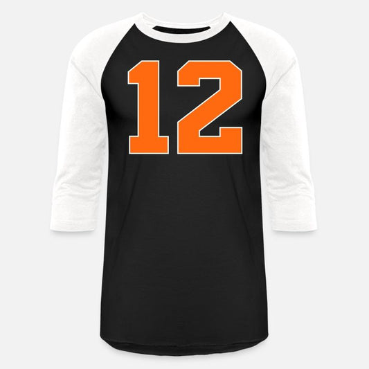 Number 12 Sports Orange