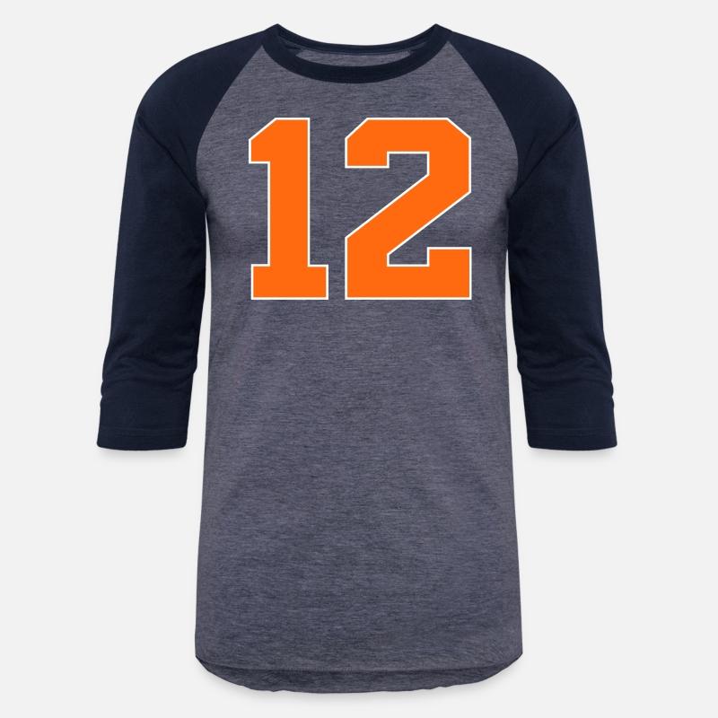 Number 12 Sports Orange