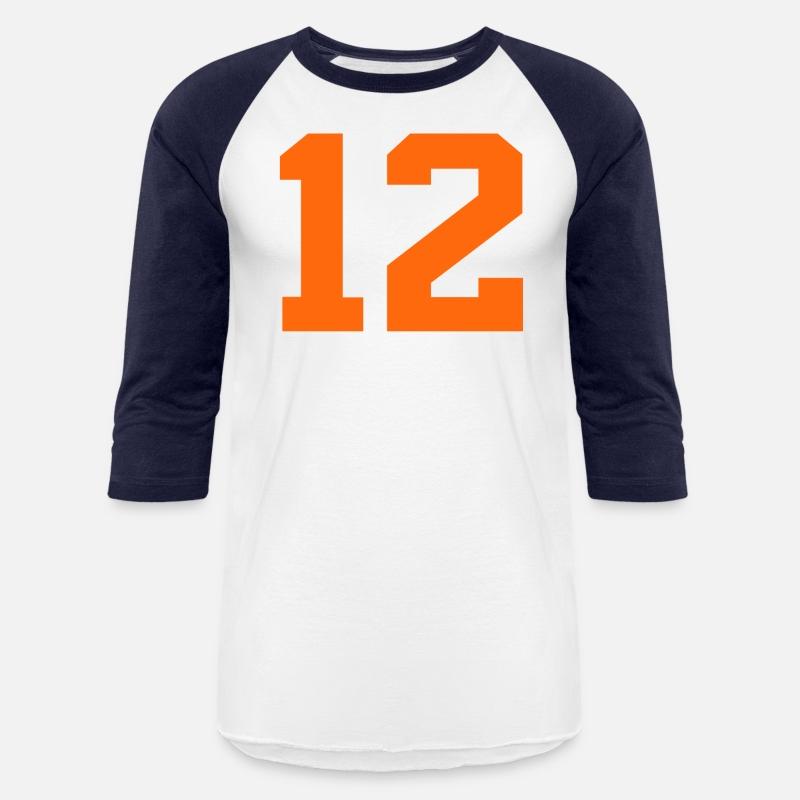Number 12 Sports Orange