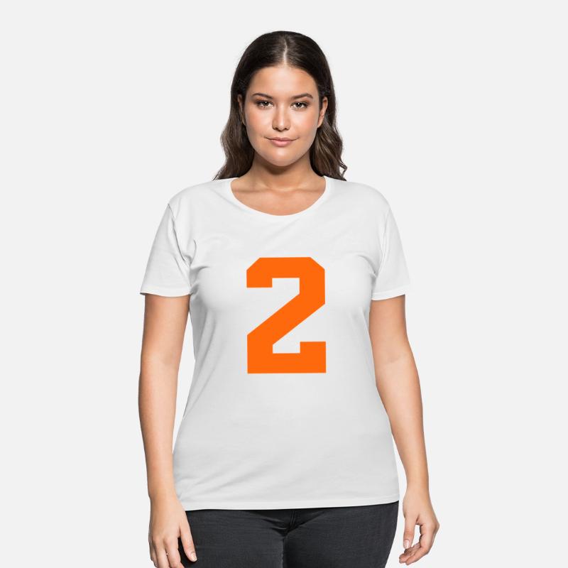 Number 2 Sports Orange