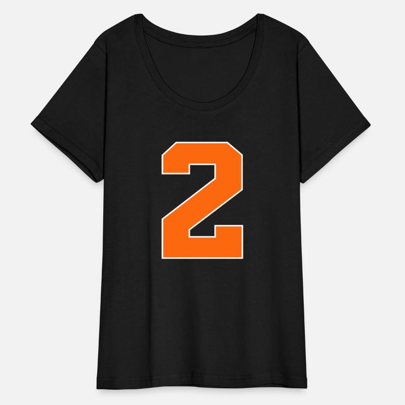 Number 2 Sports Orange