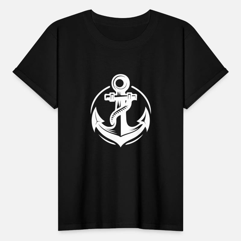 Old Wet Anchor With Thick Rope