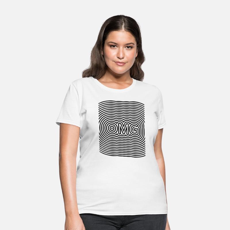 OMG optical illusion op art black lines