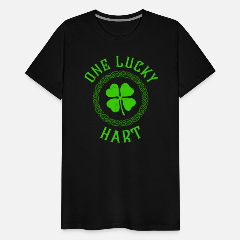 One Lucky Hart Irish Family Four Leaf Clover
