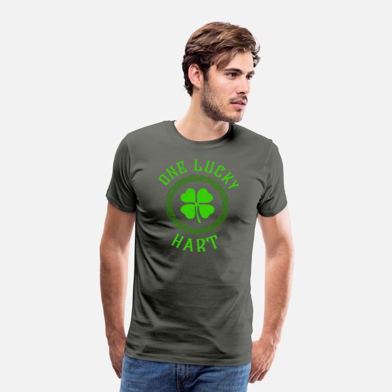One Lucky Hart Irish Family Four Leaf Clover