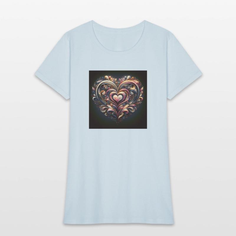 Ornate Heart Drawing