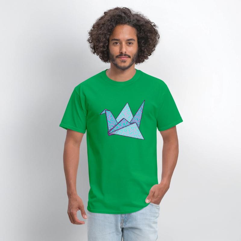 Paper Cranes Passing Through The Night Blues