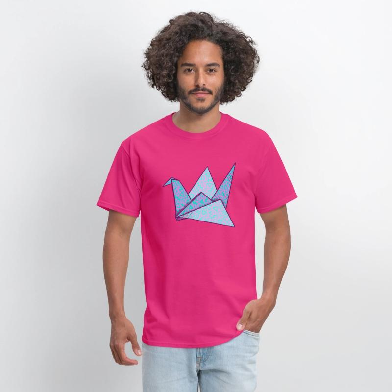 Paper Cranes Passing Through The Night Blues