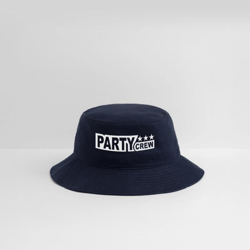 Party Crew Team Fun Friends Group Member Text Logo