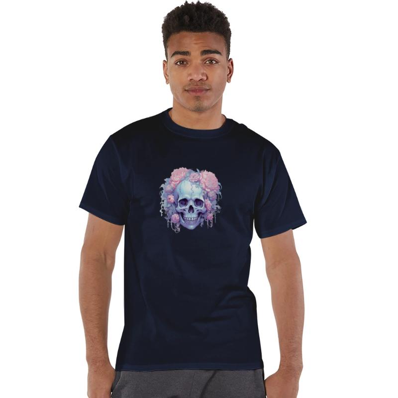 Pastel Goth Floral Skull