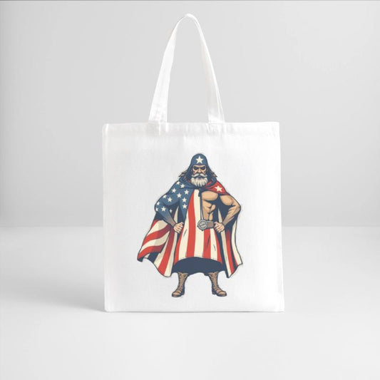 Patriotic Cowboy Superhero Illustration