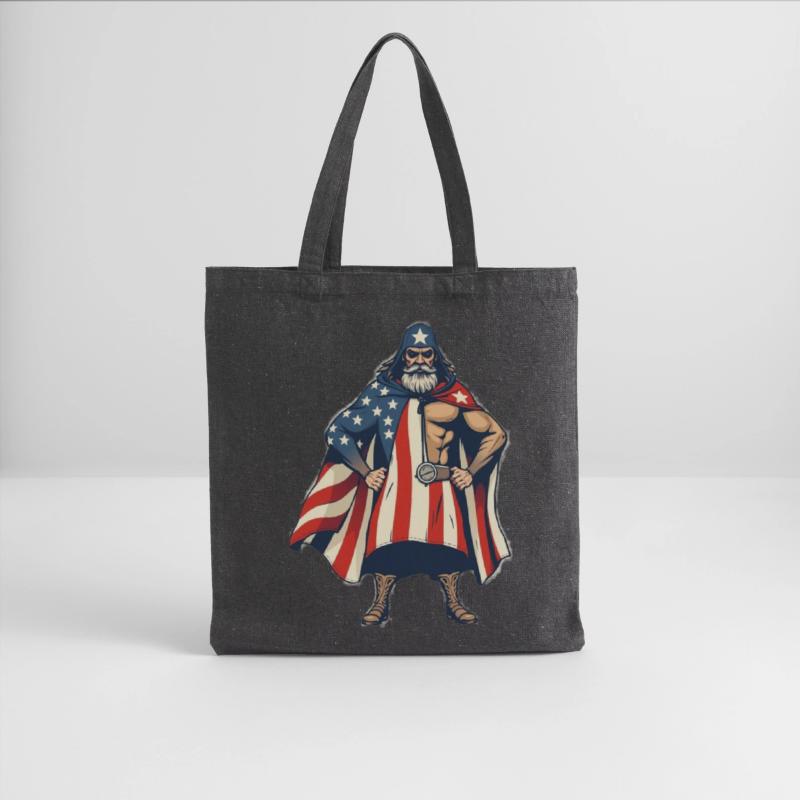 Patriotic Cowboy Superhero Illustration