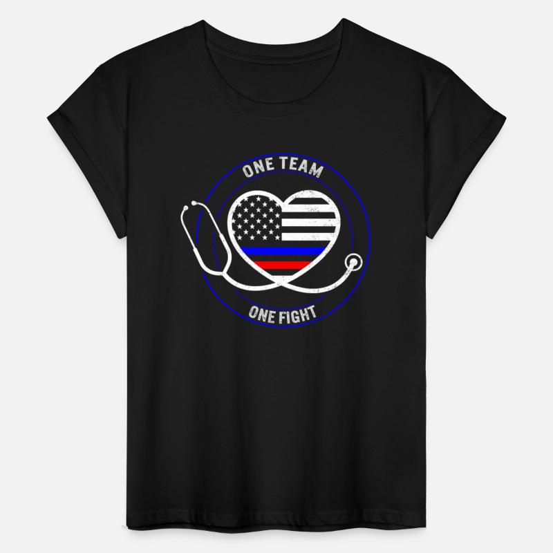 Patriotic Shirt, One Team One Fight Stethoscope