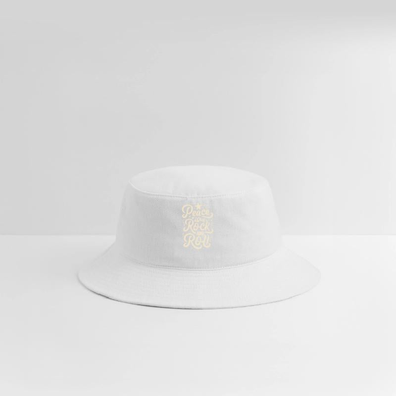 Peace Love Rock And Roll Statement Motto