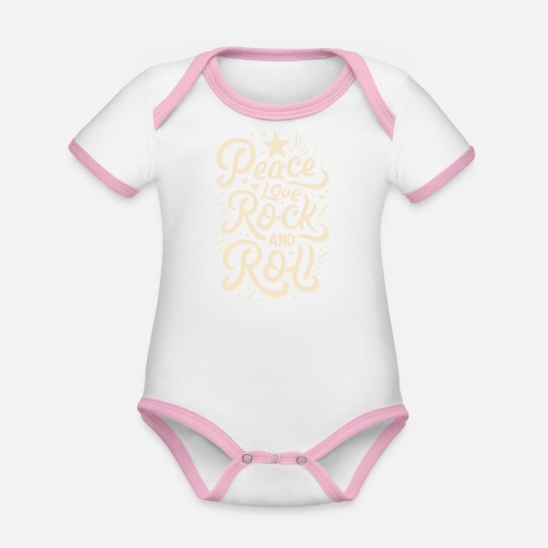 Peace Love Rock And Roll Statement Motto