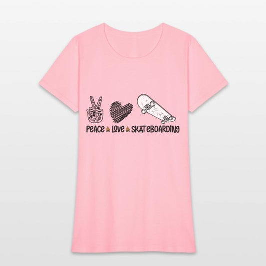 Peace Love Skateboarding, Funny Adventure Gift