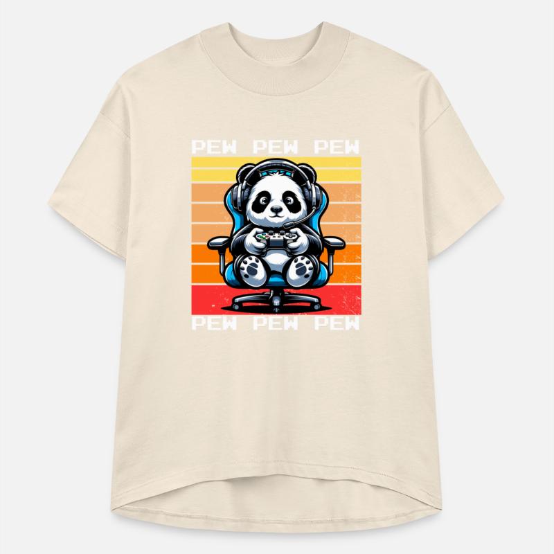 Pew Pew Panda Gamer Funny Gaming Panda