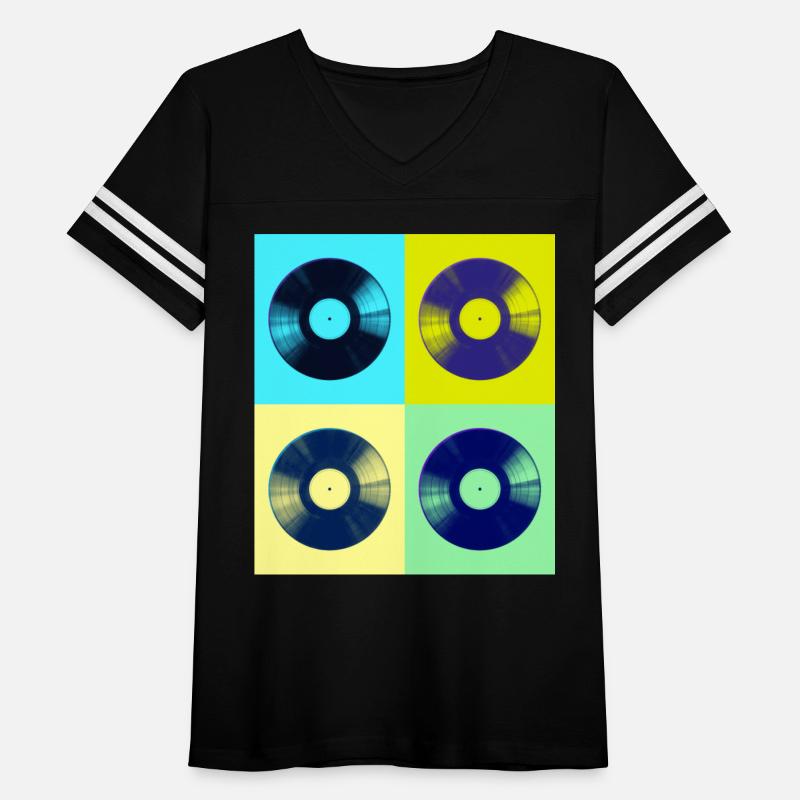 Pop Art Style Vinyl Albums Poster