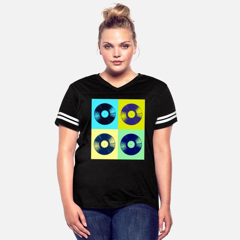 Pop Art Style Vinyl Albums Poster