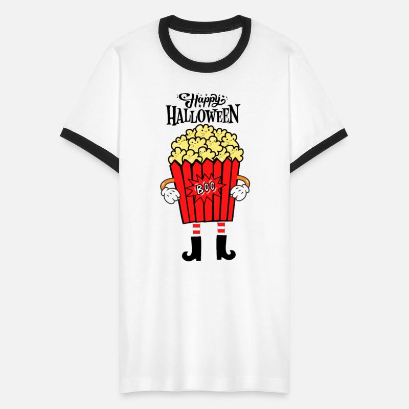 Popcorn box with Halloween ghosts