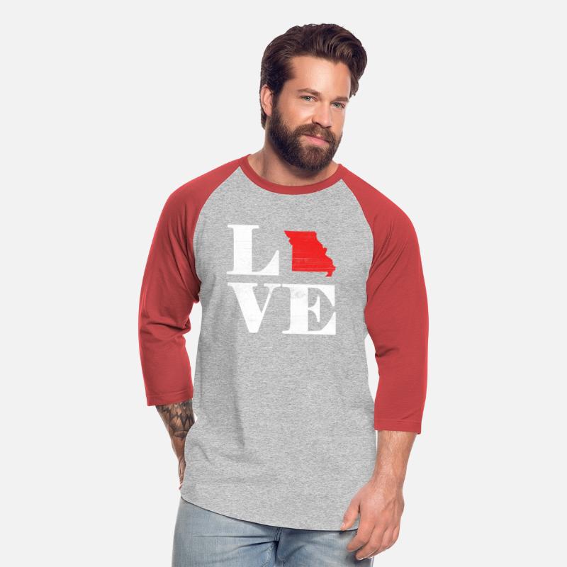 Proud America State Land Map Love Missouri