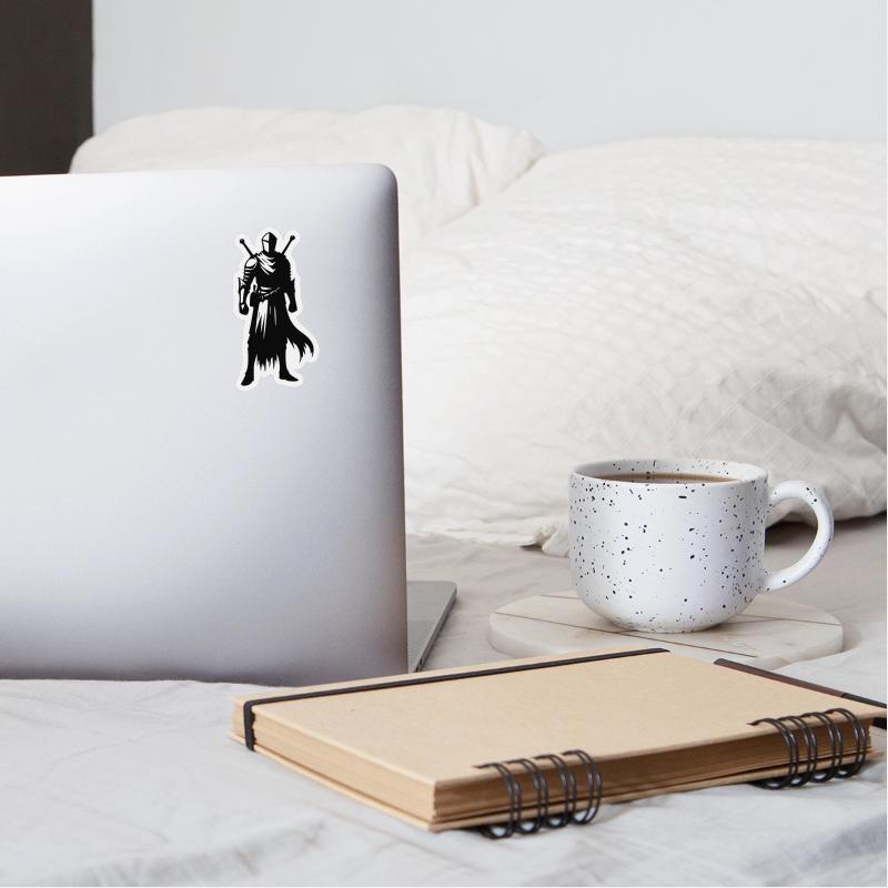 Proud Knight Warrior With Sword And Shield