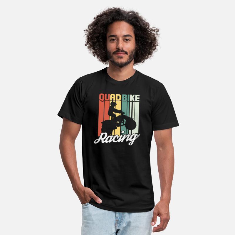 Quad Bike Racing ATV Four Wheeler Biker Retro