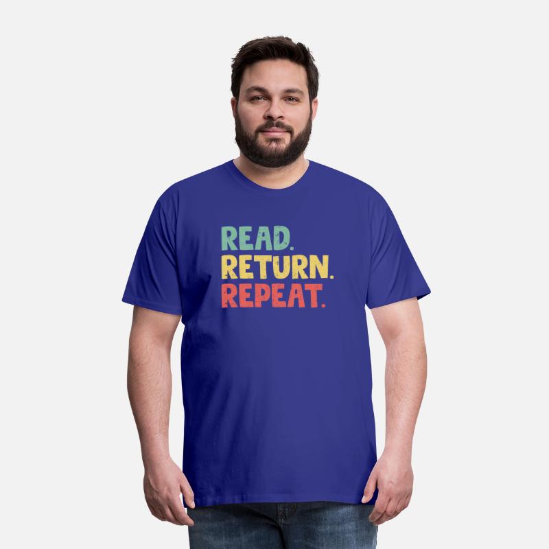 Read Return Repeat Librarian Library Worker