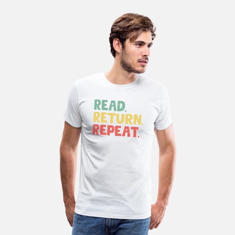 Read Return Repeat Librarian Library Worker