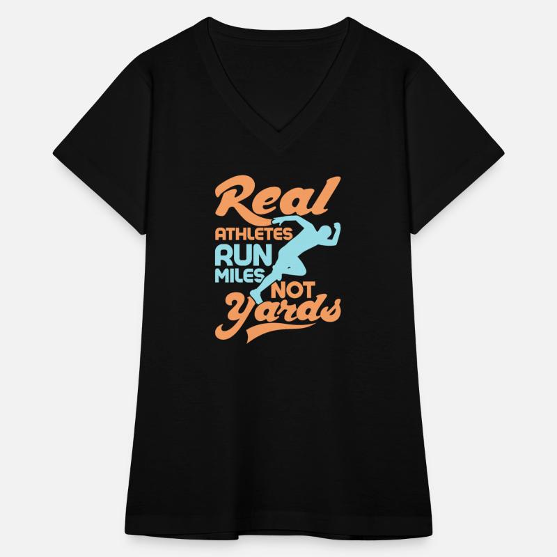 Real Athletes Run Miles Not Yards Marathon Trail R