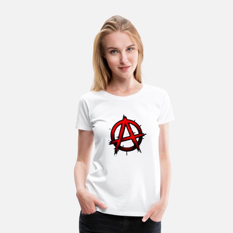 Red Anarchy Symbol - Rebel Freedom Statement