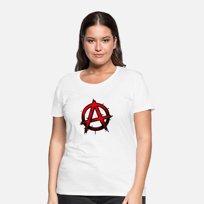 Red Anarchy Symbol - Rebel Freedom Statement