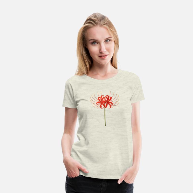 Red Spider Lily T-Shirt – Japanese Death Flower Ar