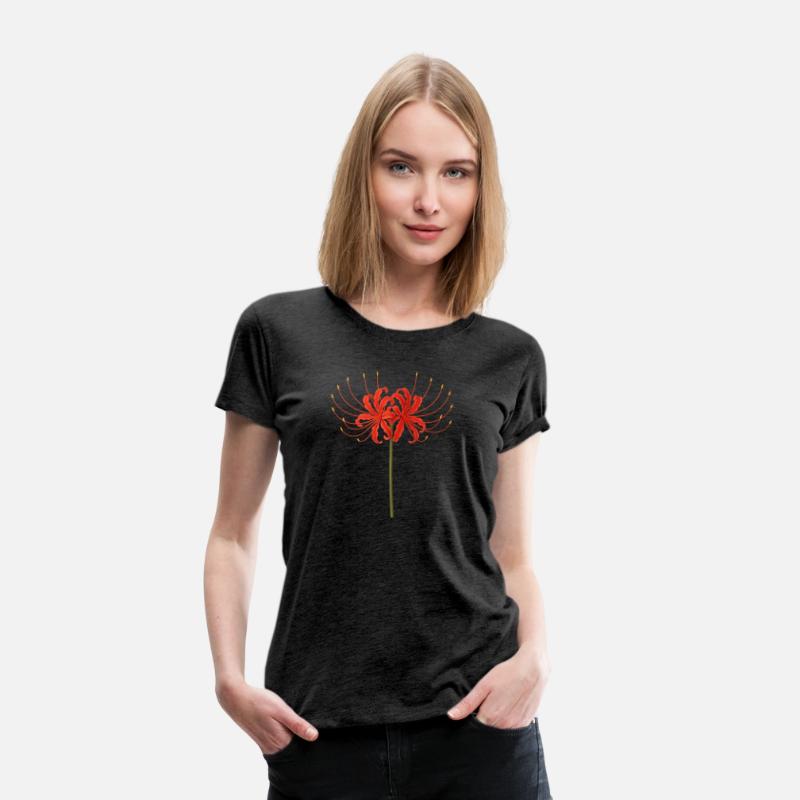 Red Spider Lily T-Shirt – Japanese Death Flower Ar