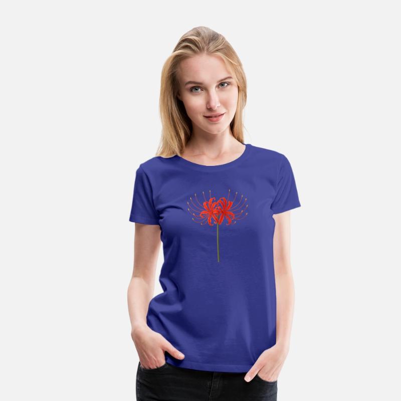 Red Spider Lily T-Shirt – Japanese Death Flower Ar