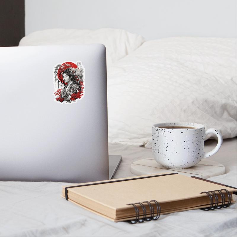 Red White Black Asian Design