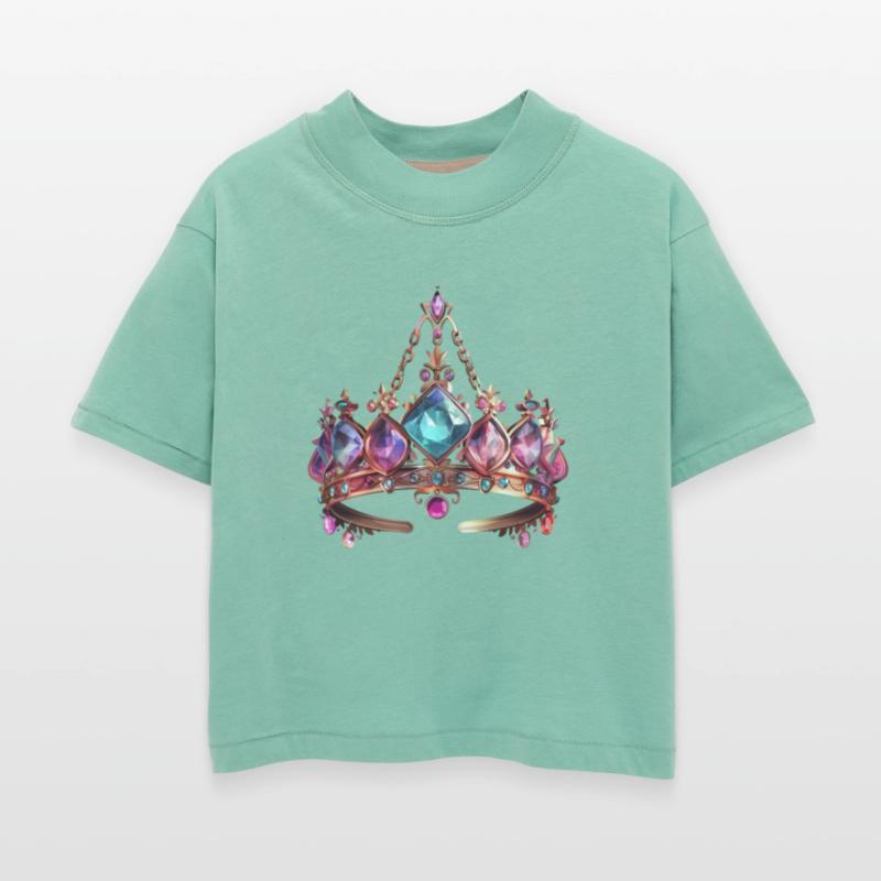 Regal Majesty: A King Crowned with Jewels in a 2D