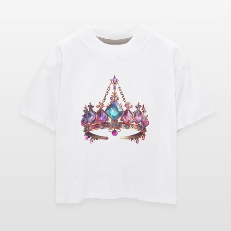 Regal Majesty: A King Crowned with Jewels in a 2D