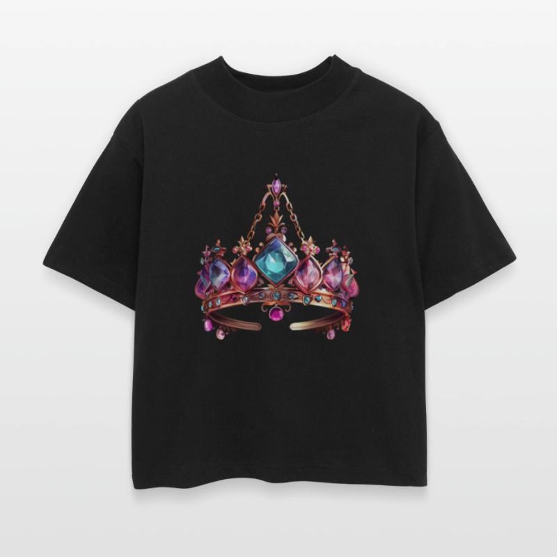 Regal Majesty: A King Crowned with Jewels in a 2D