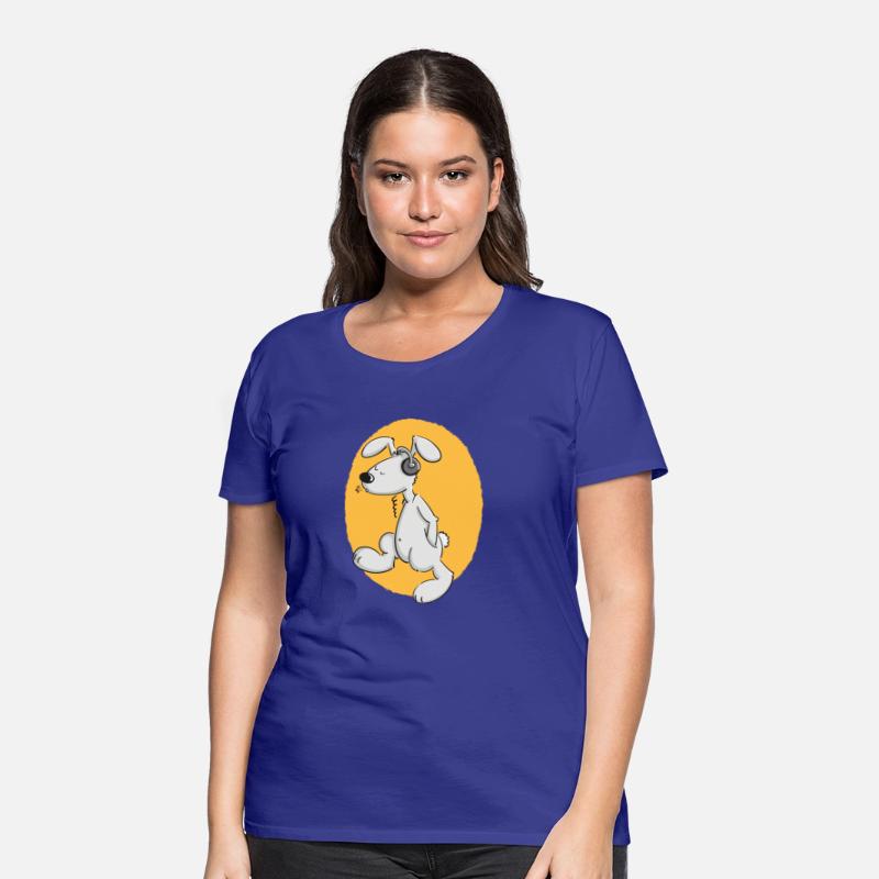 Relaxed Rabbit With Headphones