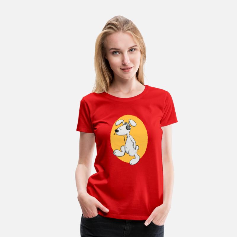 Relaxed Rabbit With Headphones