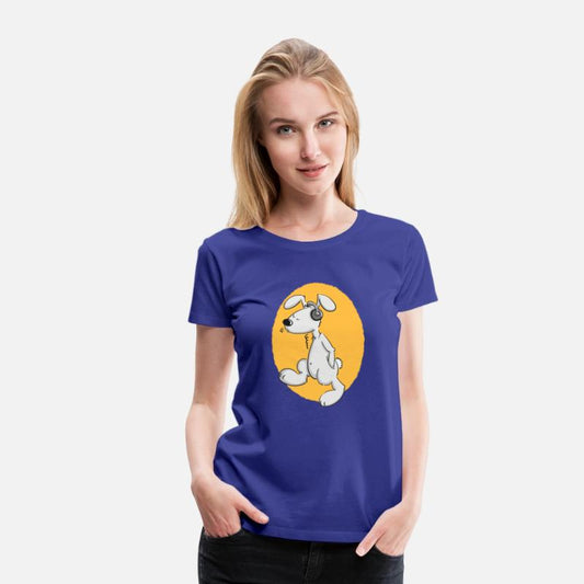 Relaxed Rabbit With Headphones