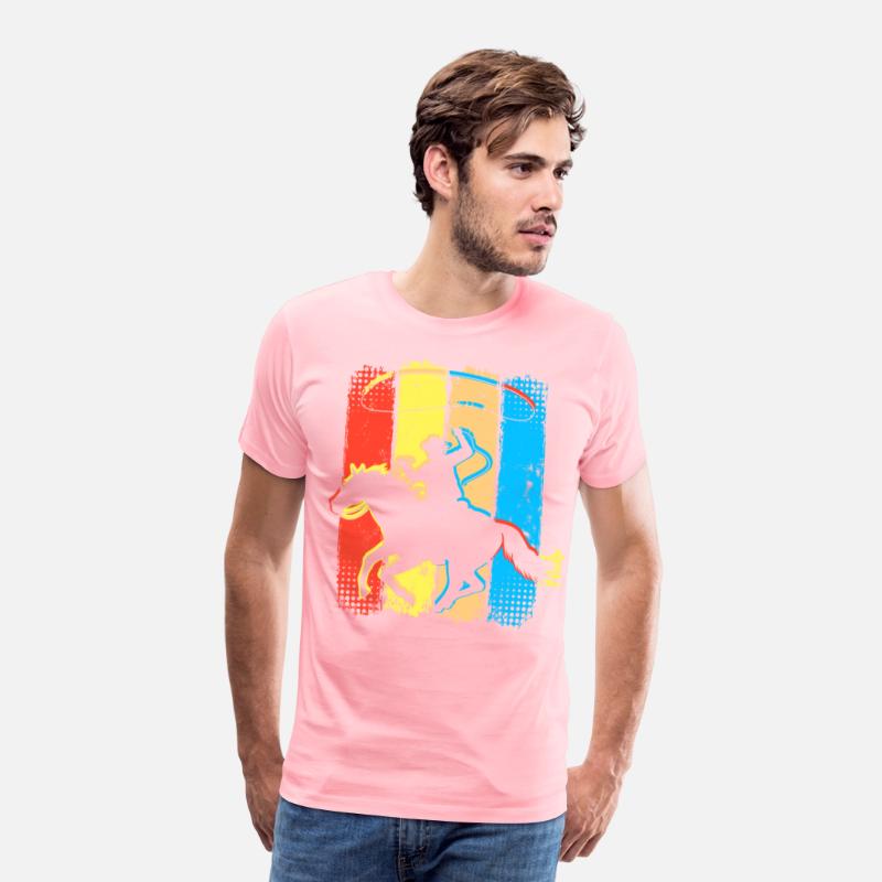 Retro Cowboy Horseman - Horseriding Western Rider