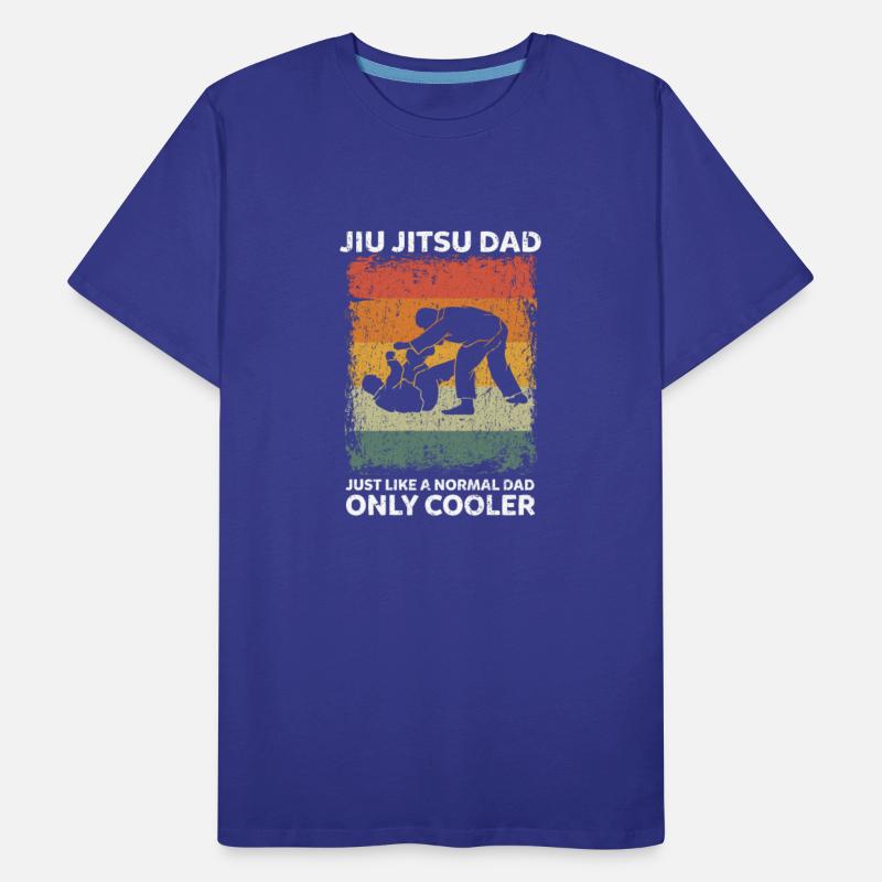 Retro Jiu Jitsu Dad Like A Normal Dad Only Cooler